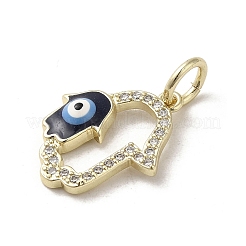 Латунные микро проложить кубического циркония подвески&nbsp;KK-E092-24G-03