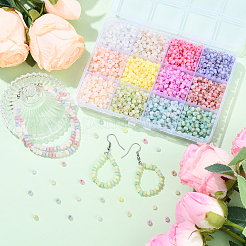 2568шт 12 цвета 6/0 стеклянные бусины&nbsp;SEED-YW0003-16