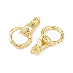 Латунные кольца с пружинным затвором&nbsp;KK-Z132-06G