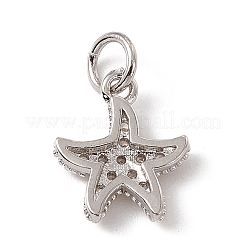 Латунные микро проложить кубического циркония подвески&nbsp;ZIRC-F132-13P