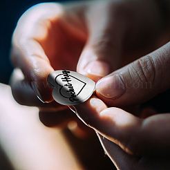 Набор памятных монет из нержавеющей стали с двусторонней гравировкой в виде сердца&nbsp;AJEW-GL0002-01I