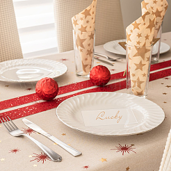 50 шт. прозрачные акриловые пустые карточки для рассадки AJEW-DC0001-71