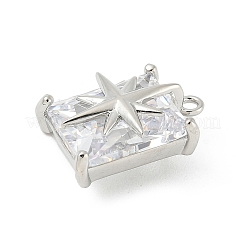 Латунные микро проложить кубического циркония подвески&nbsp;KK-M326-21P