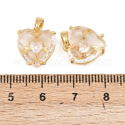 Латунные микро проложить кубического циркония подвески&nbsp;KK-I475-03G-01