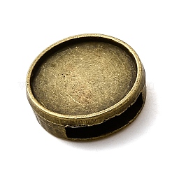 Тибетский стиль сплава шармы скольжения кабошон сеттинги&nbsp;LS-X-PALLOY-Q341-04AB-FF