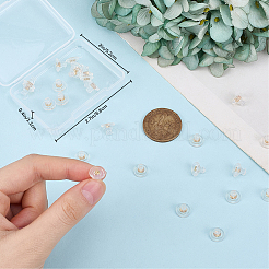 30 шт. Силиконовые гайки для ушей&nbsp;FIND-BBC0002-29G