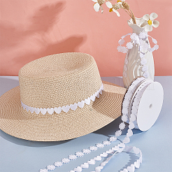 2 рулон полиэстеровой кружевной ленты с сердечками и цветами 2 стилей&nbsp;OCOR-PH0004-66A