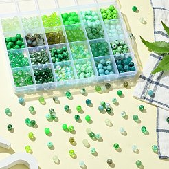 Наборы для изготовления ожерелий и браслетов из зеленой серии своими руками&nbsp;DIY-CJ0001-77