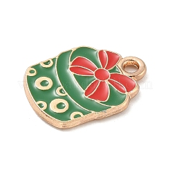 Рождественские эмали сплава подвески&nbsp;ENAM-K074-01G-05