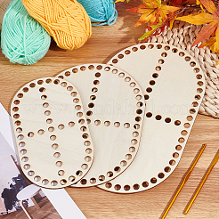 Деревянная корзина крючком&nbsp;TOOL-WH0051-16