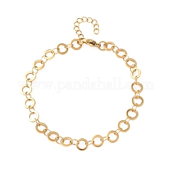 Браслеты-цепочки из нержавеющей стали 304&nbsp;BJEW-P373-02A-G