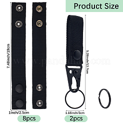 Тактические ремни с широкими петлями из нейлона&nbsp;DIY-CP0013-40