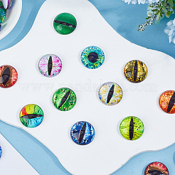 40шт 20 стиля стеклянных кабошонов&nbsp;GGLA-SP0001-05