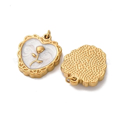 Подвески из нержавеющей стали 304 с эмалью&nbsp;STAS-H475-01B-G