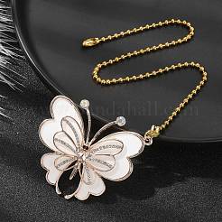 Удлинители тяговой цепи потолочного вентилятора из сплава бабочки со стразами&nbsp;FIND-JF00115-03