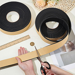 2 рулон прочной самоклеящейся ленты из вспененного ЭВА для дверей и окон&nbsp;AJEW-BC0009-89