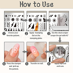 Шаблоны для дизайна ногтей своими руками из нержавеющей стали&nbsp;MRMJ-UN0001-016