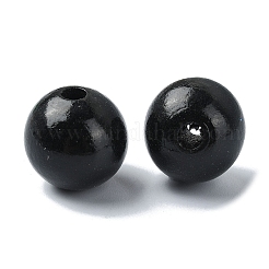 Деревянные европейские бусины с большими отверстиями&nbsp;WOOD-D027-01B