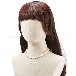 Ожерелье из натурального барочного жемчуга Кеши с застежкой из нержавеющей стали 304 для женщин&nbsp;NJEW-JN04083