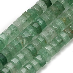 Природный зеленый бисер пряди клубники кварца&nbsp;G-G317-A08-3x6mm