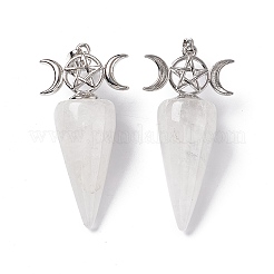 Природного кварца хрустальных подвесок&nbsp;G-P484-02P-05