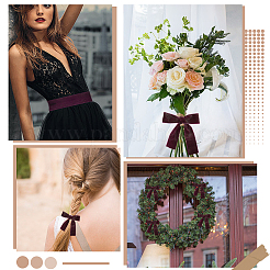 1 рулон блестящей односторонней бархатной ленты&nbsp;OCOR-CY0002-21E