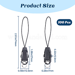 100 шт. пластиковый шнур для мобильного ремня со съемной пряжкой&nbsp;FIND-GF0006-61A