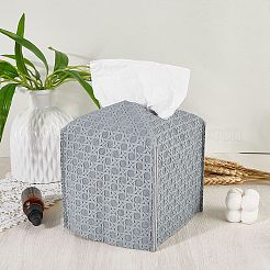 1 шт. коробки для салфеток из искусственной кожи с перекрещивающимися краями&nbsp;CON-CL0001-04B