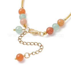 Регулируемый натуральный розовый кварц&nbsp;BJEW-JB13034