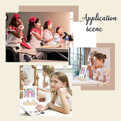 Акриловый дисплей серьги стойки&nbsp;EDIS-WH0016-027