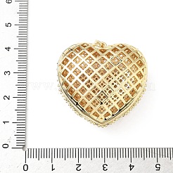 Латунные микропаве прозрачные подвески с фианитом&nbsp;KK-B141-39G