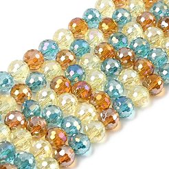 Стеклянные бусины с гальваническим покрытием &nbsp;EGLA-D300-06-8mm-24