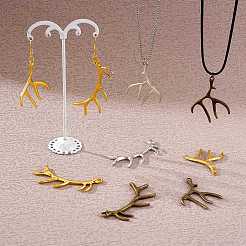 Набор для изготовления сережек в форме рога своими руками&nbsp;DIY-SZ0009-11