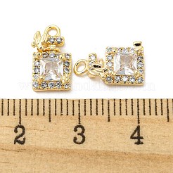 Латунные микро проложить кубического циркония подвески&nbsp;KK-H460-11G