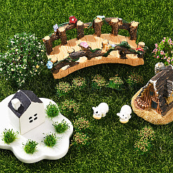 56 шт. 2-цветные нейлоновые мини-пучки травы&nbsp;AJEW-SP0003-16A