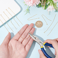 10 шт. латунная фурнитура для сережек-гвоздиков с петлей&nbsp;KK-BBC0004-07