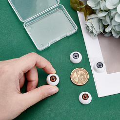 2 пара 2-х цветных пластиковых безопасных глаз для поделок&nbsp;DIY-WR0004-38