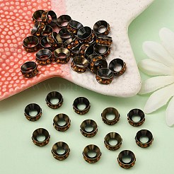 Латунные бусины разделители для поставки стразов&nbsp;X-RB-A020-10mm-15AB