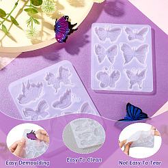 2шт 2 стиля силиконовые Молды для подвесок своими руками&nbsp;DIY-TA0011-26