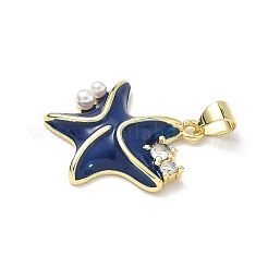 Латунные микро проложить кубического циркония подвески&nbsp;KK-P330-06G-03