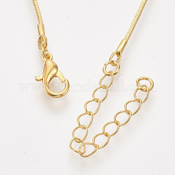 Латунные цепи змейки ожерелья&nbsp;X-MAK-T006-10A-G