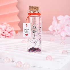 Украшение бутылки желаний прозрачное стекло&nbsp;AJEW-YWC0005-02