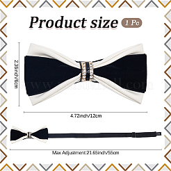 Галстуки-бабочки из искусственной кожи&nbsp;AJEW-WH20020-441A