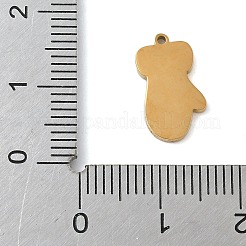 Эмалевые подвески из нержавеющей стали 304 с рождественской тематикой&nbsp;LS-STAS-K312-04E-G