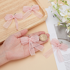 Кружевные банты для украшения обуви&nbsp;FIND-WH0126-646B