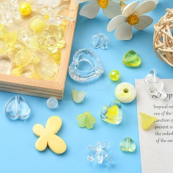 Непрозрачные и прозрачные акриловые бусины&nbsp;MACR-YW0002-01H