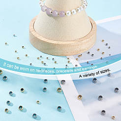 600 шт. 6 стиля 304 нержавеющая сталь разделительные бусины&nbsp;STAS-HY0001-42