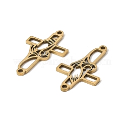 201 нержавеющая сталь религия полые молитвенные руки крестики-соединения соединительные подвески&nbsp;STAS-K310-03G