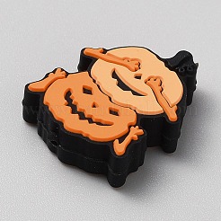 Экологичные силиконовые фокусные бусины на тему Хэллоуина&nbsp;LS-SIL-CJC0012-04C