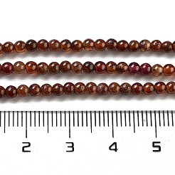 Гранат природный бисер нитей&nbsp;LS-G-G140-D01-01